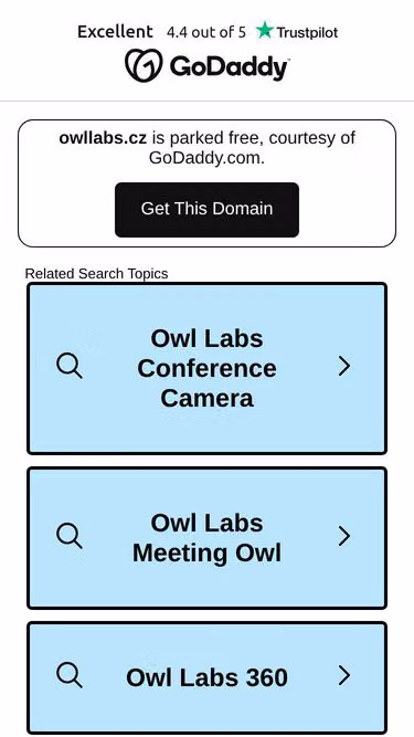 Screenshot of owllabs.cz