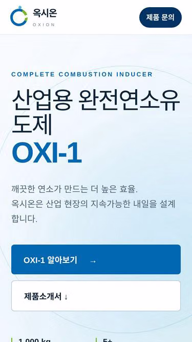 Screenshot of oxion.it.kr