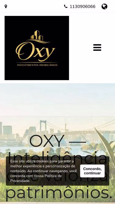 Screenshot of oxy.imb.br