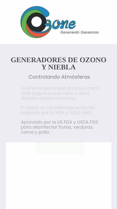 Screenshot of ozone.com.mx