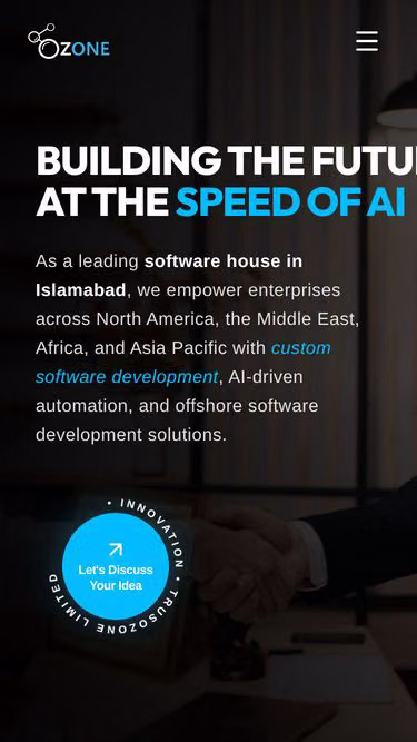 Screenshot of ozonetech.site