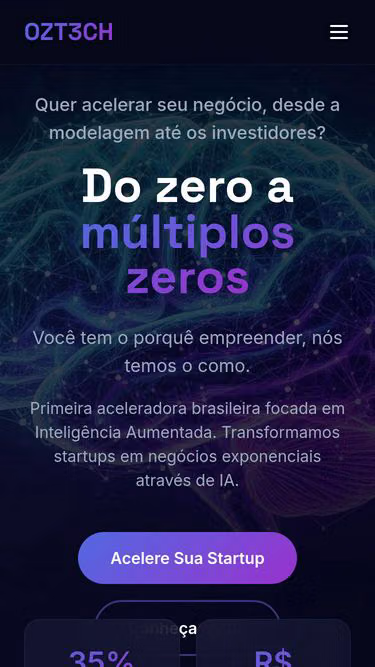 Screenshot of oztech.ia.br