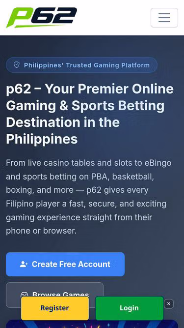 Screenshot of p62.run