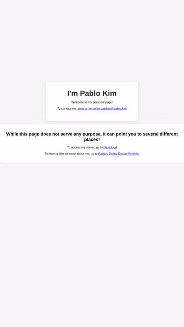 Screenshot of pablo.kim