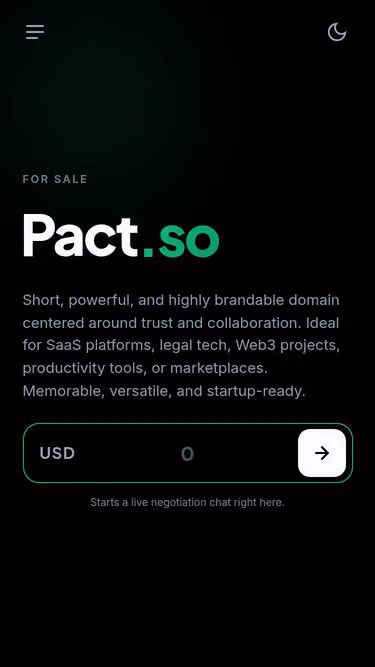 Screenshot of pact.so