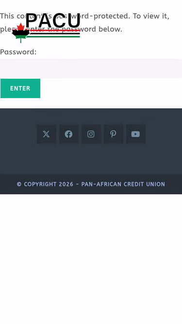 Screenshot of pacu.ca
