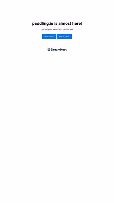 Screenshot of paddling.ie