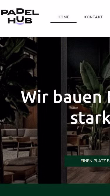 Screenshot of padelhub.de
