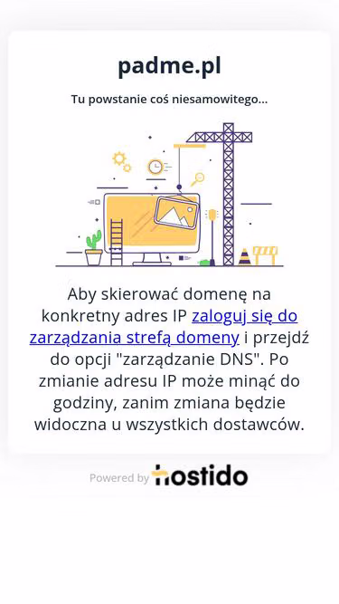 Screenshot of padme.pl