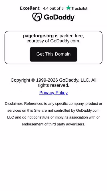 Screenshot of pageforge.org