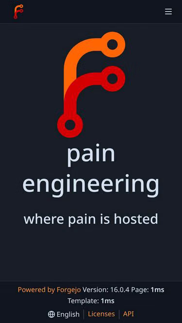 Screenshot of pain.engineering