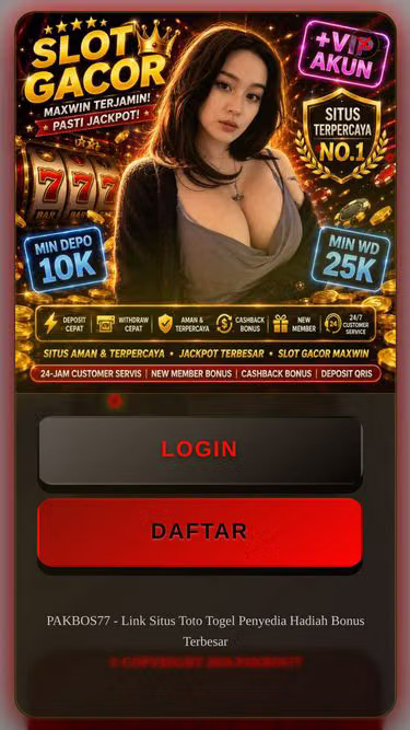 Screenshot of pakbos77.com