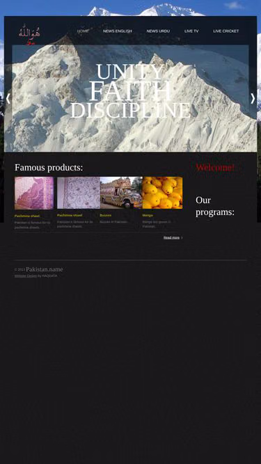 Screenshot of pakistan.name