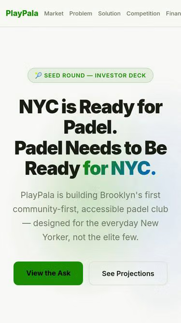 Screenshot of pala.nyc