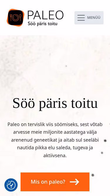 Screenshot of paleo.ee