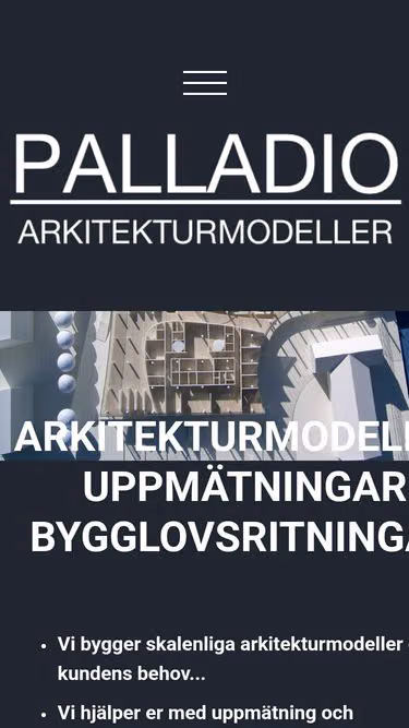 Screenshot of palladio.se