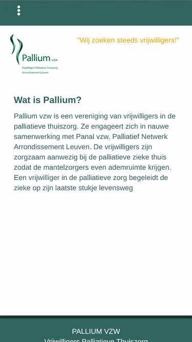 Screenshot of pallium.be