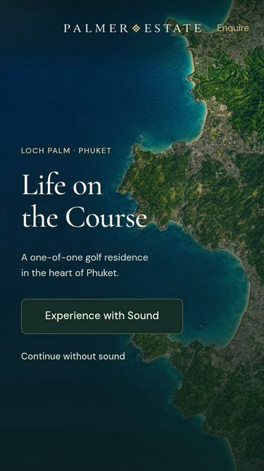 Screenshot of palmer.estate