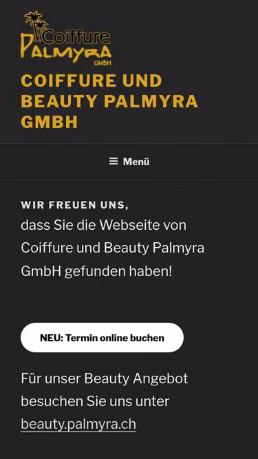 Screenshot of palmyra.ch