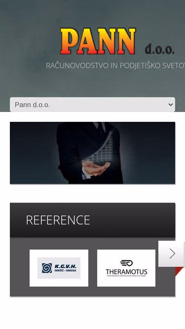 Screenshot of pann.si