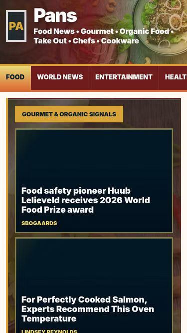 Screenshot of pans.us