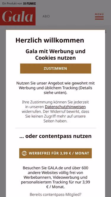 Screenshot of paparazzi.de