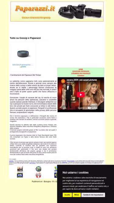 Screenshot of paparazzi.it