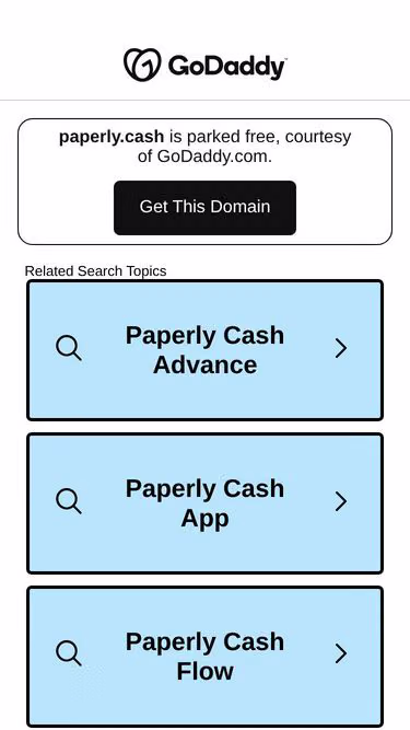 Screenshot of paperly.cash