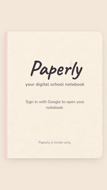 Screenshot of paperly.nz