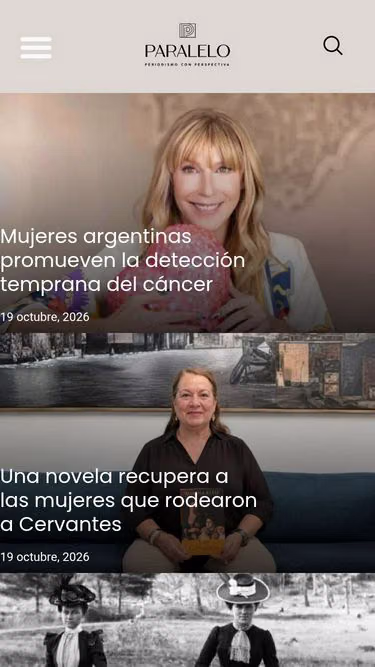 Screenshot of paralelo.news
