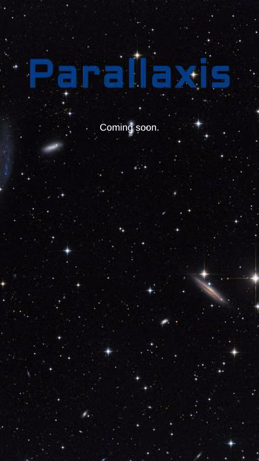Screenshot of parallaxis.ca