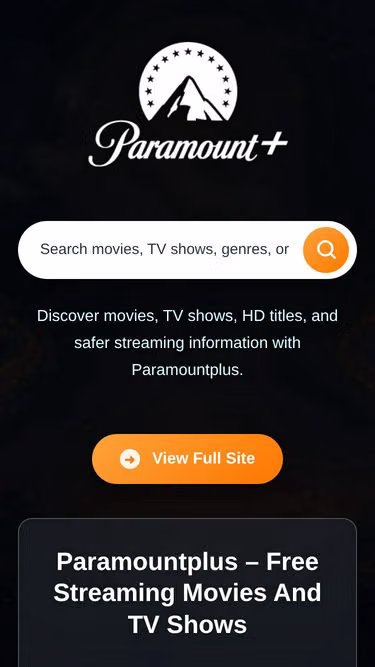 Screenshot of paramountplus.rest