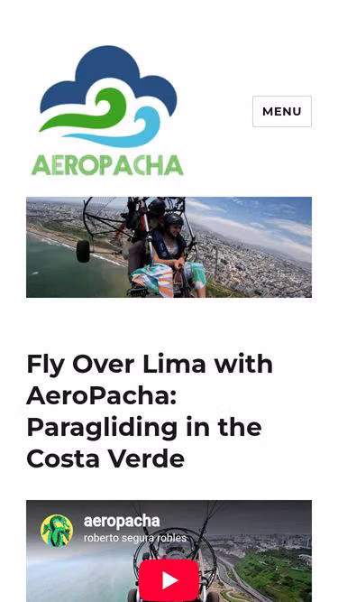 Screenshot of parapente.com.pe