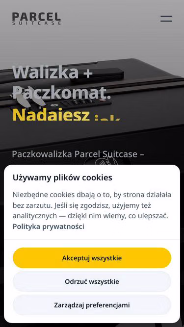 Screenshot of parcel.sc