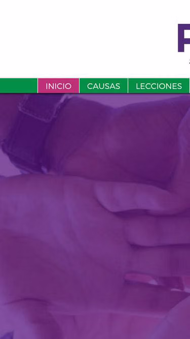 Screenshot of pares.mx