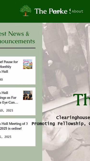 Screenshot of parke.org