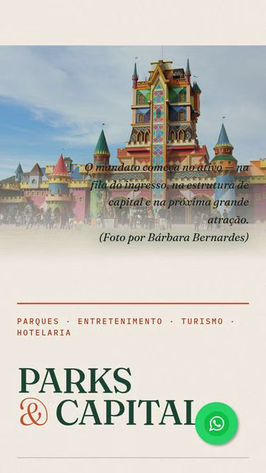 Screenshot of parks.capital