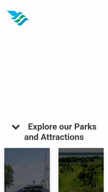 Screenshot of parks.on.ca