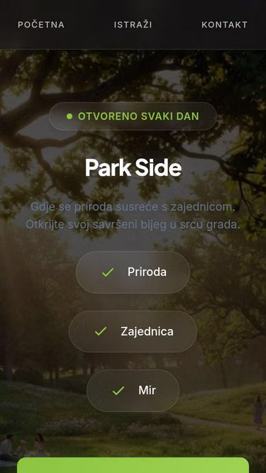 Screenshot of parkside.hr