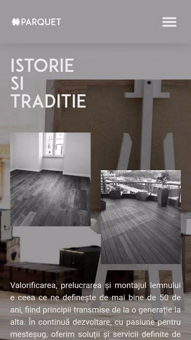 Screenshot of parquet.ro