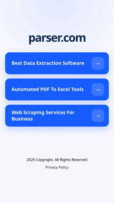 Screenshot of parser.com