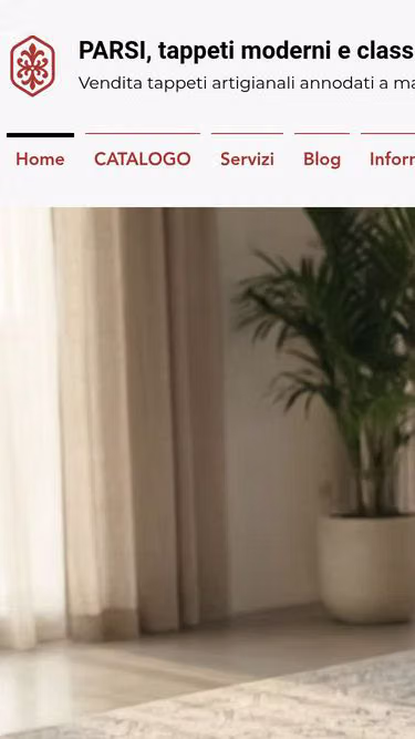 Screenshot of parsi.it
