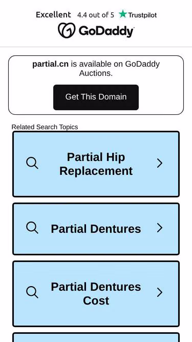 Screenshot of partial.cn