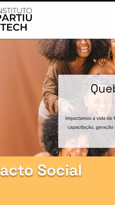 Screenshot of partiu.org.br