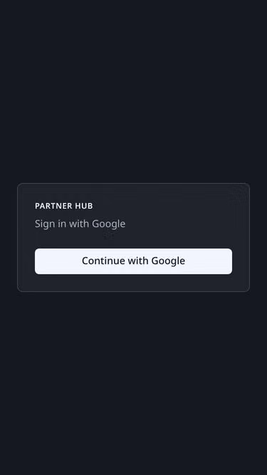 Screenshot of partnerhub.dev