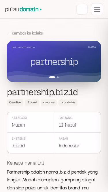 Screenshot of partnership.biz.id