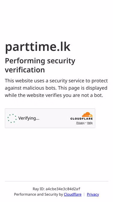 Screenshot of parttime.lk