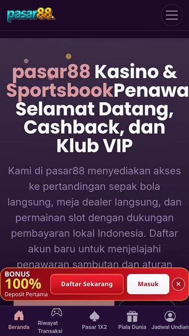 Screenshot of pasar88.app