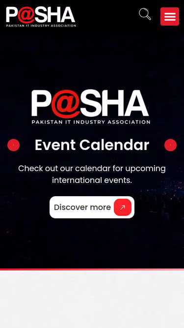 Screenshot of pasha.org.pk