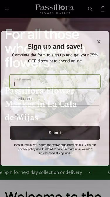 Screenshot of passiflora.es